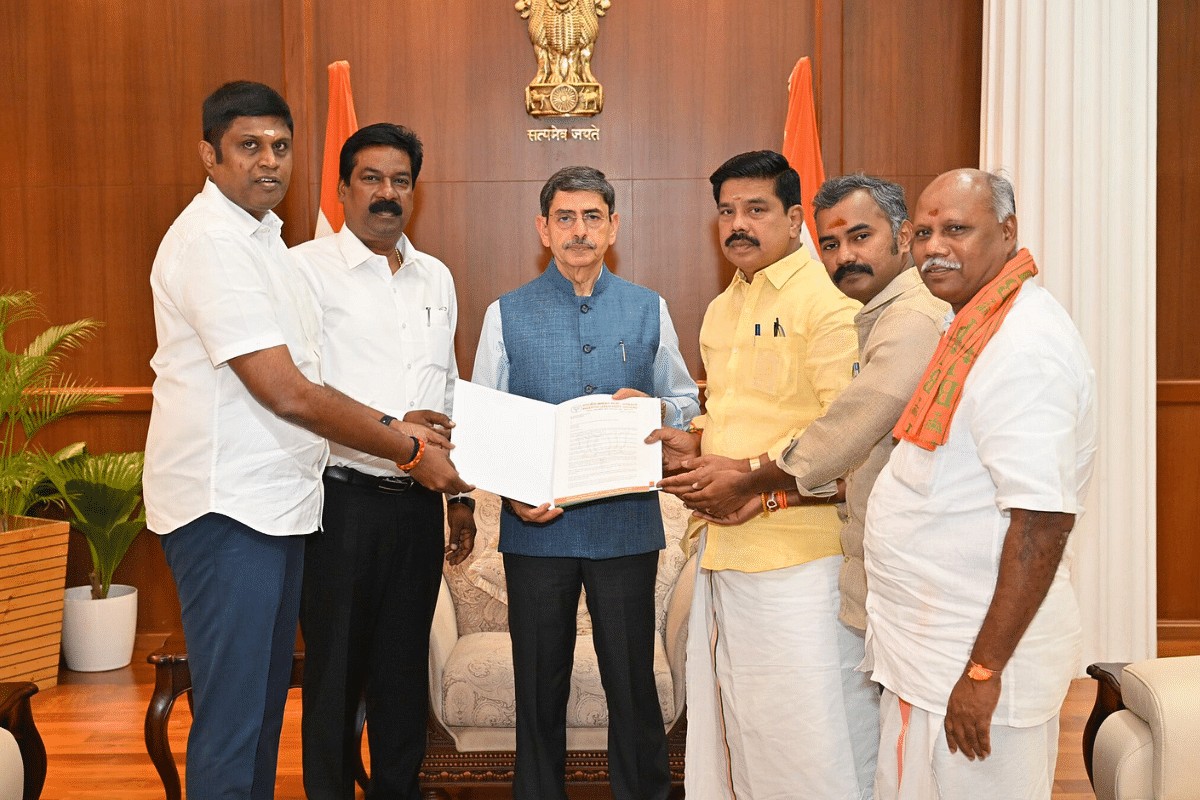 TN BJP Delegation Meets Governor Ravi; Asks Him To Instruct DGP To File FIR Against Udhayanidhi Stalin For 'Hate Speech' On Sanatana Dharma