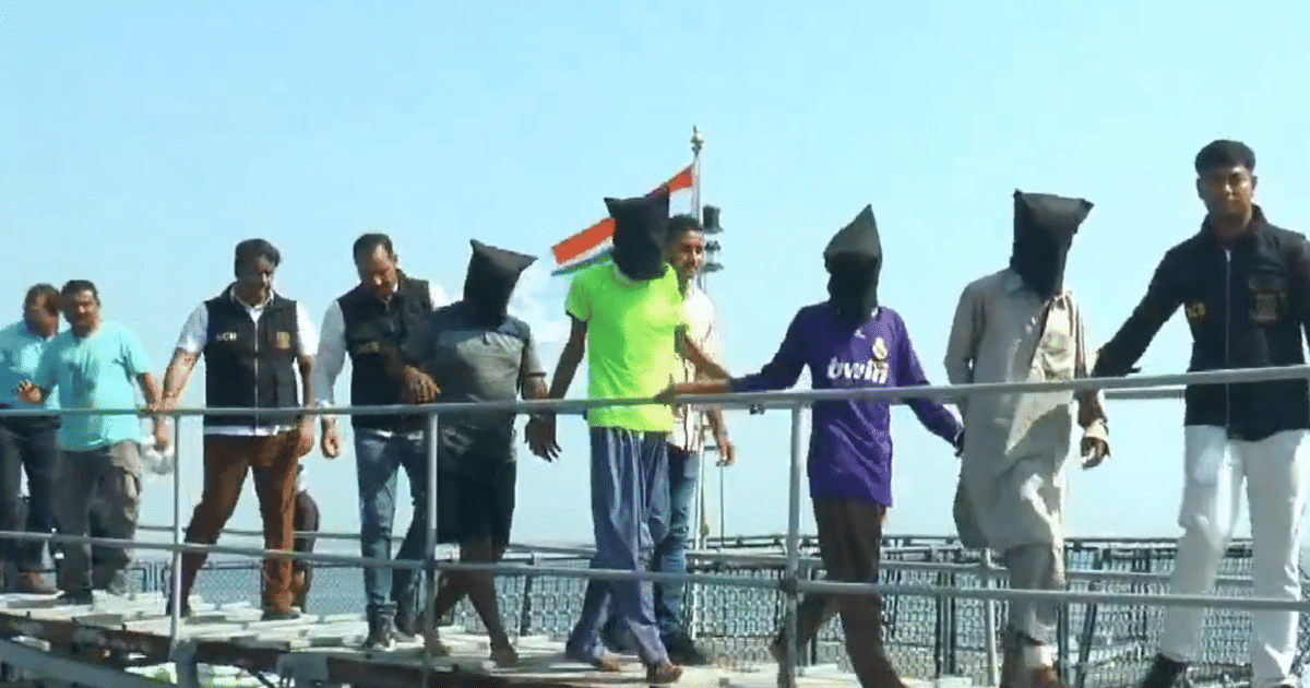 India's Coast Guard seizes record 5 tonnes of drugs.