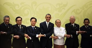 Leaders from south and south-east Asia with US President Obama (CHRISTOPHE ARCHAMBAULT/AFP/Getty Images)