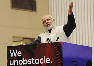 PM Modi at the launch of #StartUpIndia (STRDEL/AFP/Getty Images)
