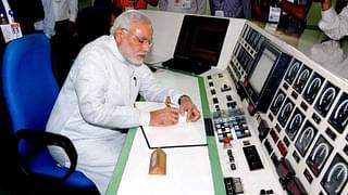Narendra Modi at the Bhabha Atomic Research Centre