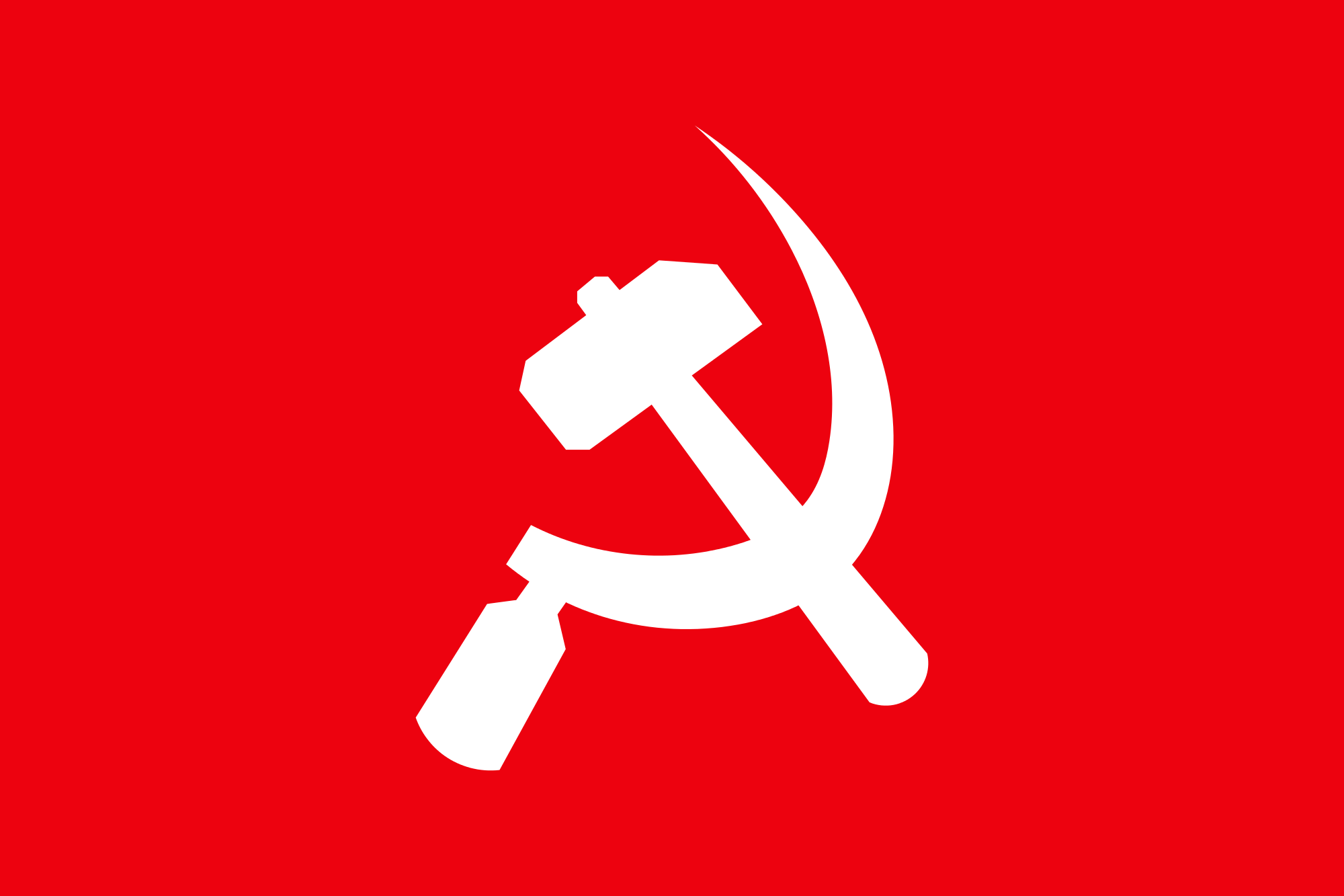 Hammer Sickle Communist Symbol Sticker