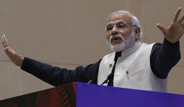 PM Modi at the Start Up India event.