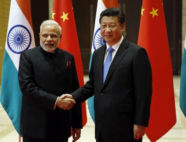 Prime Minister Narendra Modi with Chinese President Xi Jinping. (GettyImages)