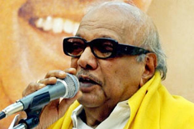 DMK supremo Muthuvel Karunanidhi 