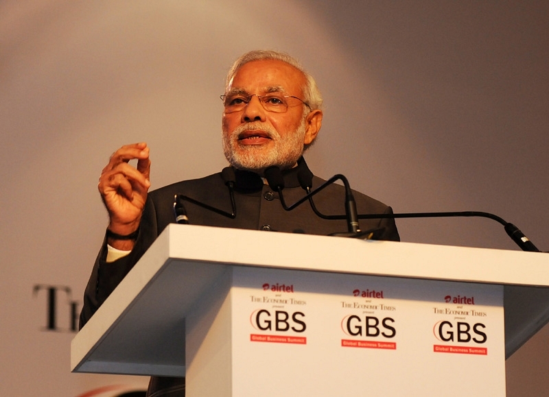 Prime Minister Narendra Modi speaking in an event. (GettyImages)