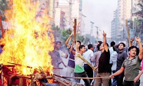 47 temples, 700 Hindu houses burnt across Bangladesh. Photo Credit: <a href="http://himachalwatcher.com/discussion/47-temples-700-hindu-houses-burnt-across-bangladesh/" shape="rect">Himachalwatcher</a>