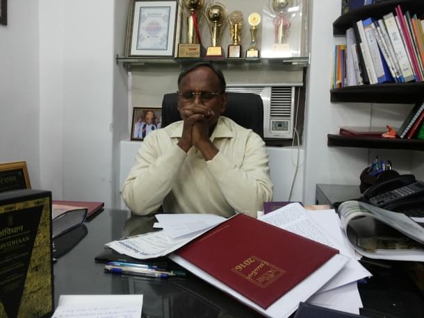 Udit Raj at his desk
