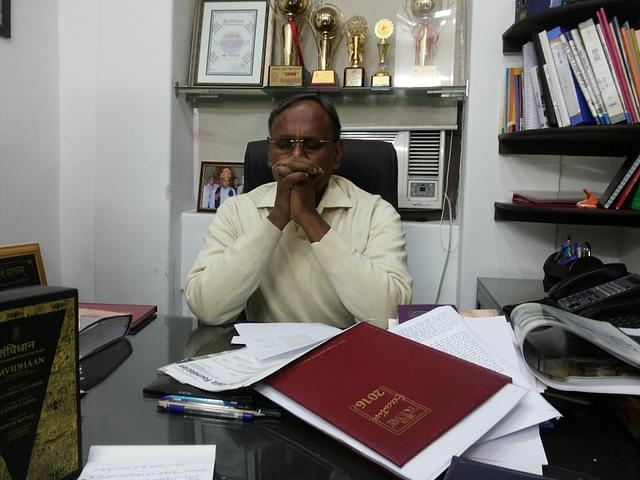 Udit Raj at his desk