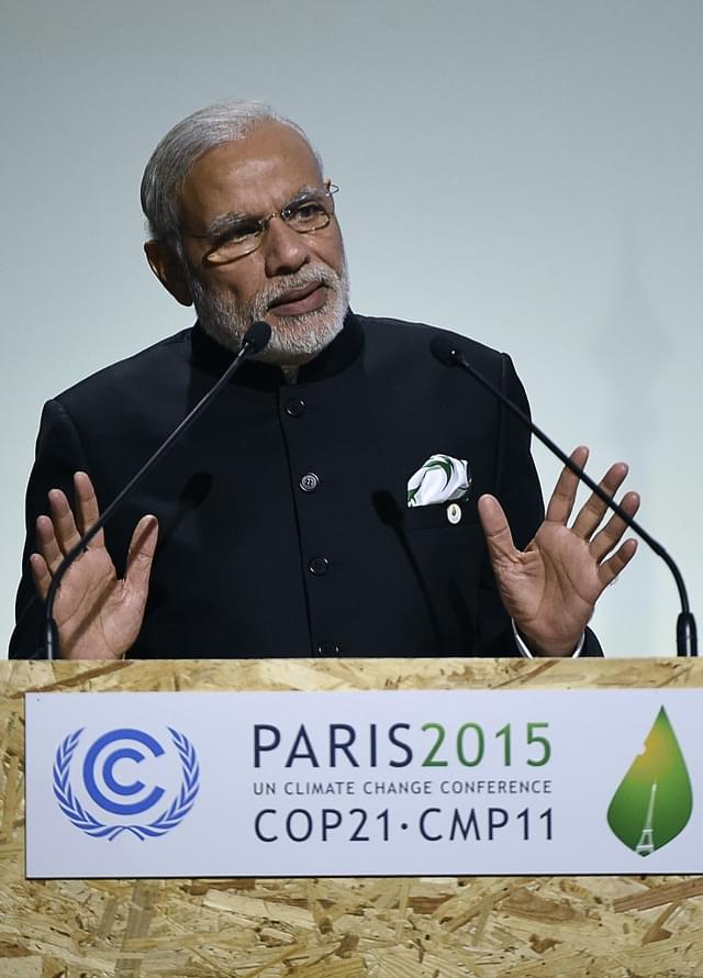 PM Narendra Modi at COP21, Paris (ALAIN JOCARD/AFP/Getty Images)
