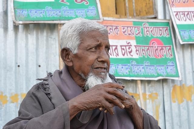 Asghar Ali, 102, of Madhya Mashaldanga