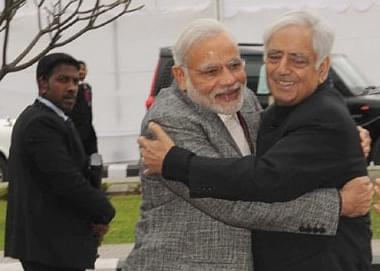 PM Narendra Modi and J&K CM, Mufti Mohammad Sayeed