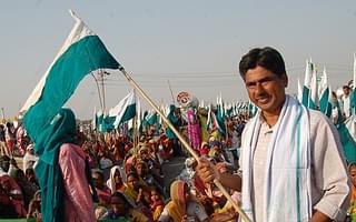 Rajagopal leading landless peasants against exploitation