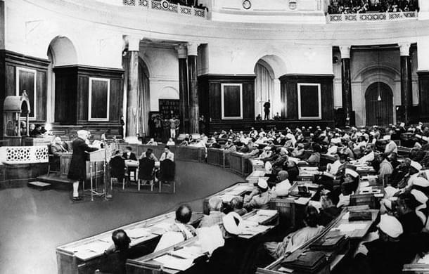 The Constituent Assembly in Session