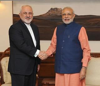 Foreign Minister of Iran, Dr. Mohammad Javad Zarif calling on Prime Minister, Narendra Modi.