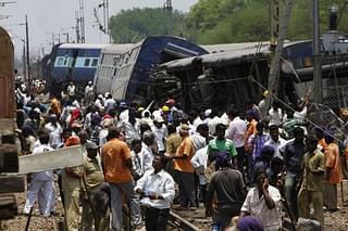 An accident in Tamil Nadu. Source: AFP PHOTO/ STR