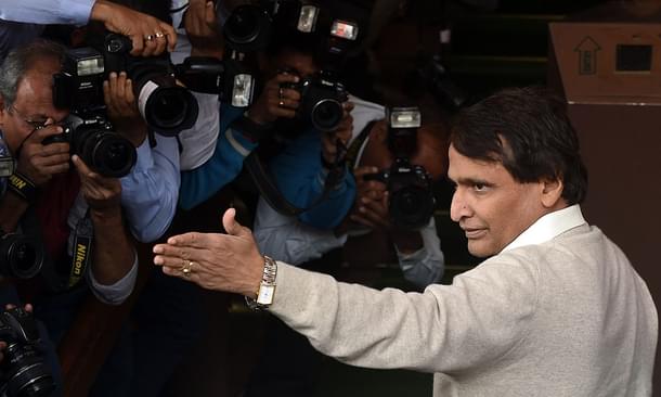 Railway Minster Suresh Prabhu (PRAKASH SINGH/AFP/Getty Images)