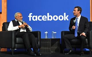 PM Modi with Mark Zuckerberg at Facebook HQ