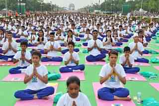 International Yoga Day today. (Swarajya file photo)