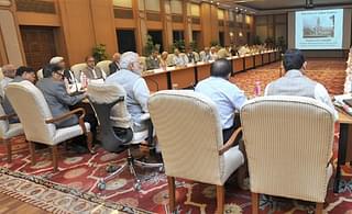 PM Modi interacting with scientists from various institutions on August 19, 2015.