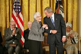 Harper Lee with George W. Bush