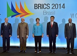 BRICS leaders at the 2014 Summit, Brazil. (Credits: AFP PHOTO / NELSON ALMEIDA)