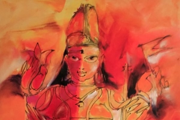 Saraswati watercolour painting|Abstract art watercolour|Modern art|Happy...  | Abstract art painting, Watercolor art, Abstract painting