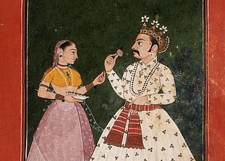 Raja Pandu and Kunti