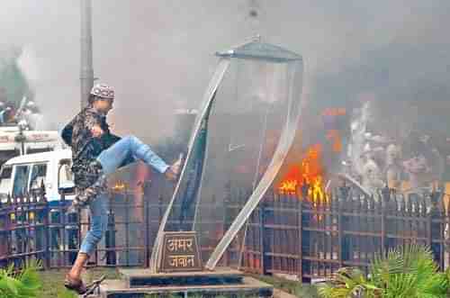 The Azad Maidan riot.