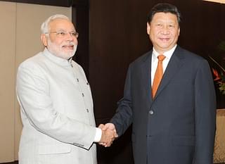 Prime Minister Modi with President Xi Jingping