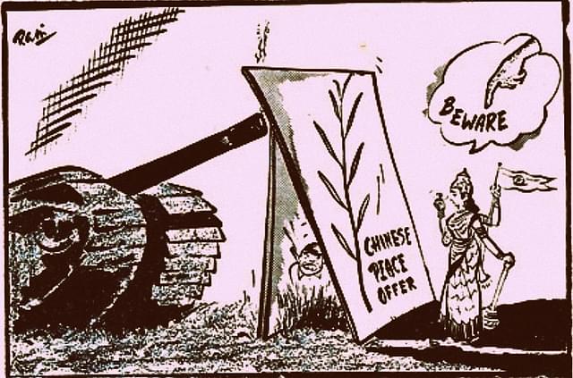 The Sino-Indian war had ended just nine days ago following a unilateral ceasefire announcement by China. Mother India is told beware of the Chinese peace offer. Published 1 December 1962. 