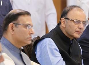 Jaitley with Jayant Sinha