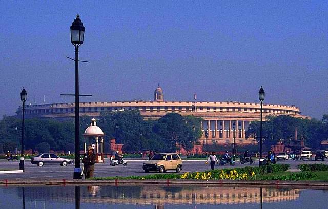 The Indian Parliament in New Delhi.
