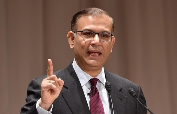 India's Minister of State for Finance Jayant Sinha delivers a speech at the 21st International Conference of The Future of Asia at a hotel in Tokyo on May 22, 2015. The two-day conference entitled "Asia Beyond 2015: The Quest for Lasting Peace and Prosperity" ends on May 21. AFP PHOTO / KAZUHIRO NOGI (Photo credit should read KAZUHIRO NOGI/AFP/Getty Images)