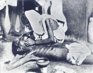 A worried woman – Bengal Famine of 1943.