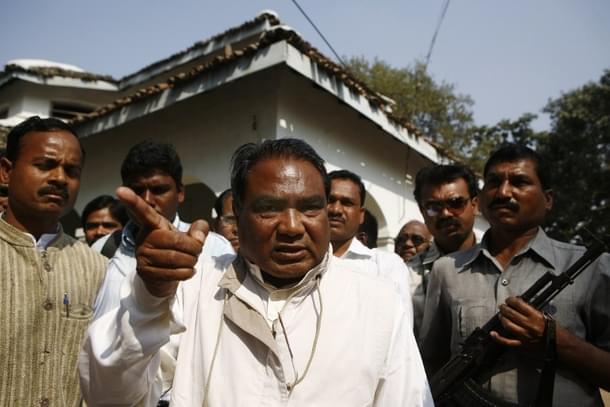 The late Mahendra Karma (Credits: AFP PHOTO/Manpreet ROMANA)