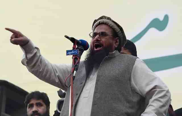 JuD Chief Hafeez Saeed (Credits: AFP PHOTO / ARIF ALI)