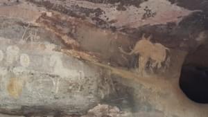 Bhimbetka rock painting