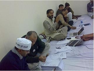 AAP’s policy meeting at Shalini Gupta’s residence in Sector 43, Noida, 11-13 January 2013.