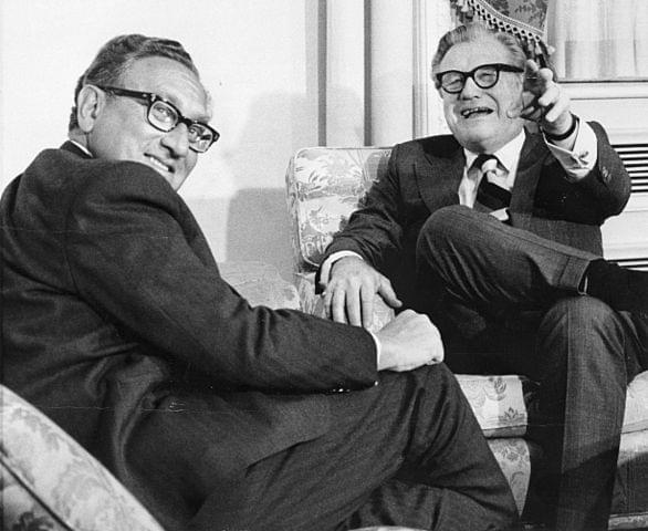 Nelson Rockefeller with Henry Kissinger