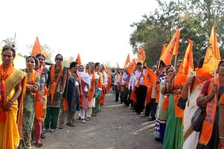 A Bhartiya Mazdoor Sangh Rally