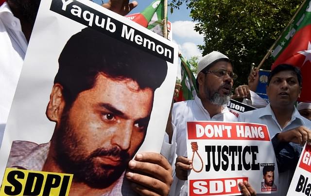 A demonstration against the death penalty to Memon. (Credits: AFP PHOTO / FILES / MONEY SHARMA)