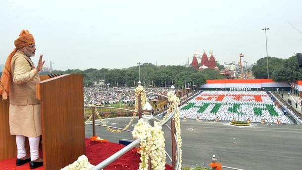 PM Narendra Modi on August 15, 2015.