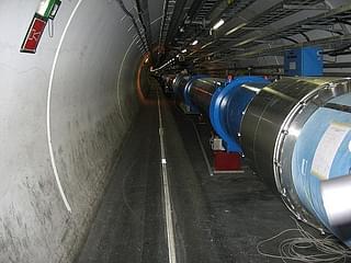 A section of the LHC