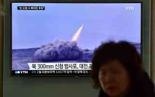North Korea launches missile (JUNG YEON-JE/AFP/Getty Images)
