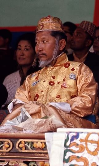 Palden Thondup Namgyal, the last Chogyal (king) of Sikkim.