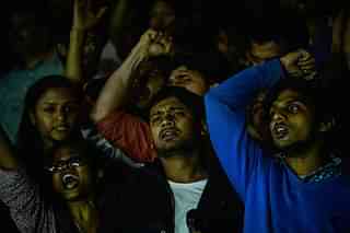 Kanhaiya Kumar in JNU after his release (CHANDAN KHANNA/AFP/Getty Images)