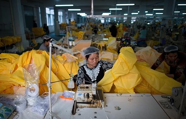 A manufacturing factory in China (JOHANNES EISELE/AFP/Getty Images)
