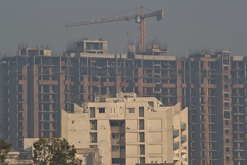 Buildings in urban India. (PRAKASH SINGH/AFP/Getty Images)