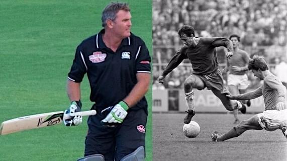 Cruyff (L) and Crowe (R) 